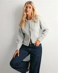 Mamied Pearl Knit Cardigan - Cream Beige
