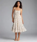 Mamied Romantic Midi Dress - Blush Rose